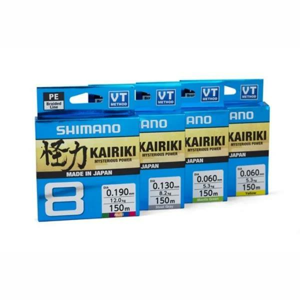 SHIMANO Kairiki 8 Çelik Gri 150m/0.130mm/8.2kg Misina