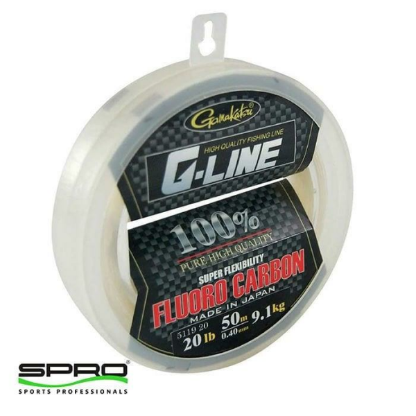 GAMAKATSU G Line F-Carbon iıgspool 0.75mm 50m 50lb