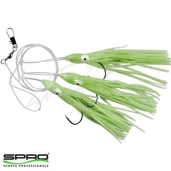 SPRO OCTOPUS RIG FLUO 3 İğneli AhtapotKÖSTEK #6/0