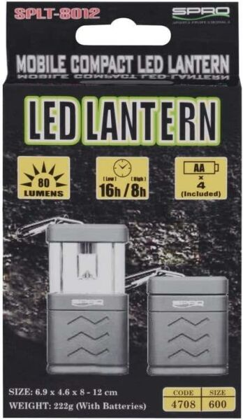 SPRO SPLT8012 Led Lantern 120M Kamp Lambası