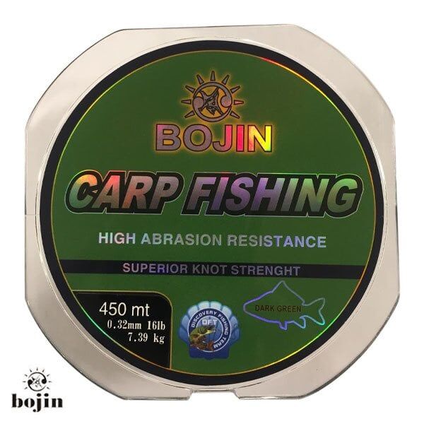 BOJIN Sazan Misinası 0.32 mm 450 m Yeşil