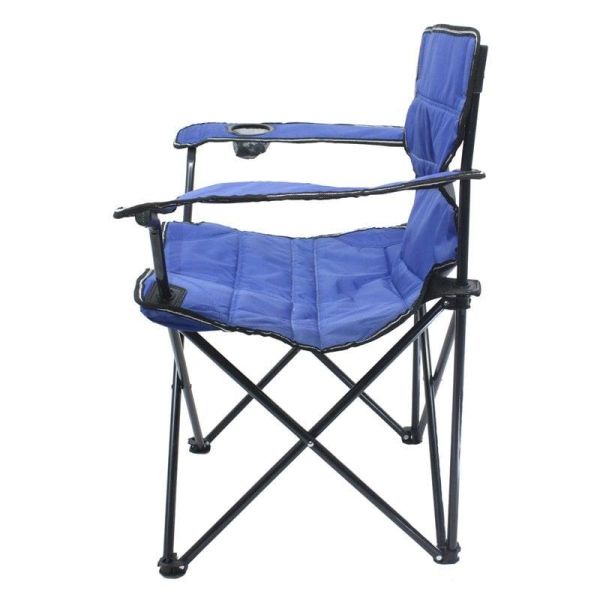 GRAY WOLF Quatro Bardaklı Katlanır Kamp Sandalyesi (Mavi)