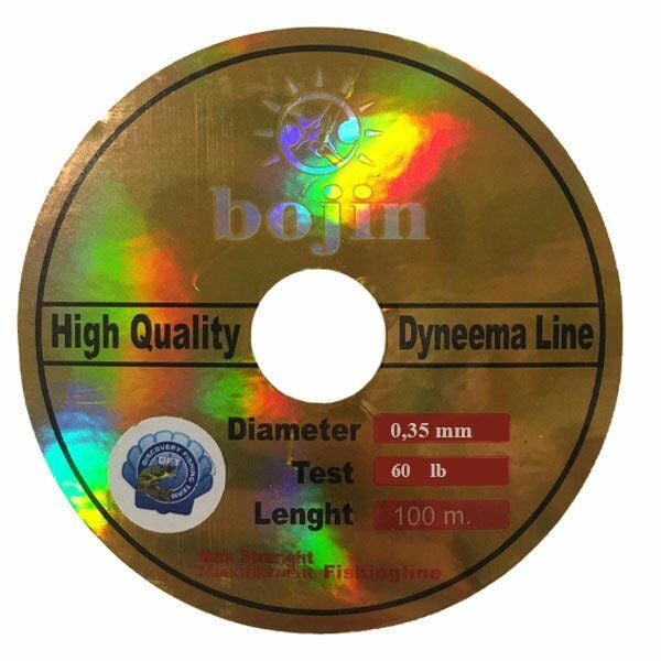 BOJIN Dyneema İp Misina 100 m - 0.35 mm Yeşil 1/10