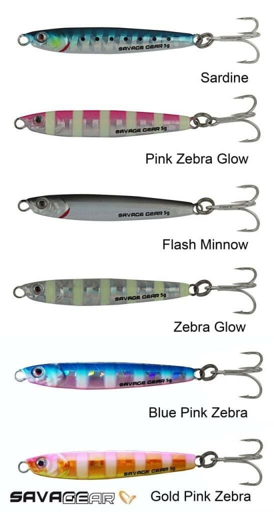 SAVAGE GEAR 3D Slim Minnow 5 gr 4,6 cm Jig Suni Yem Glow Zebra