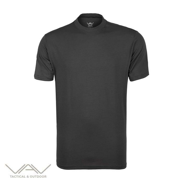 VAV Baseti-05 Kısa Kol Sweatshirt-Tişört Füme - XL