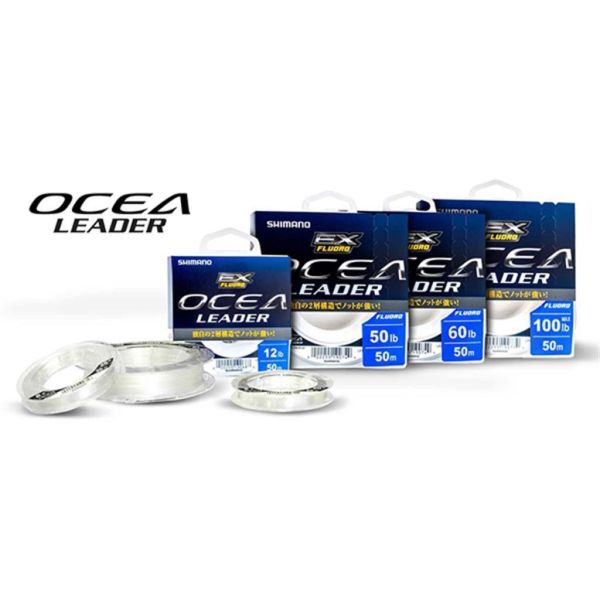 SHIMANO Ocea Leader EX Fluoro 100lb 50m 0.91mm Misina