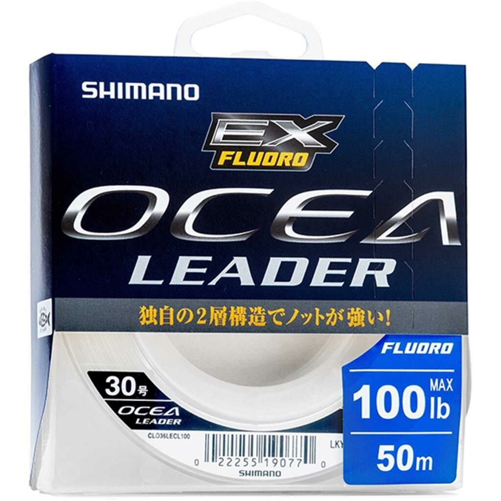 SHIMANO Ocea Leader EX Fluoro 100lb 50m 0.91mm Misina