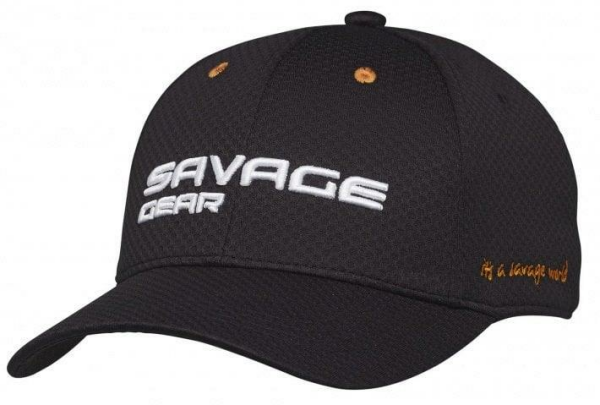 SAVAGE GEAR Sports Mesh Cap One Size Black Şapka