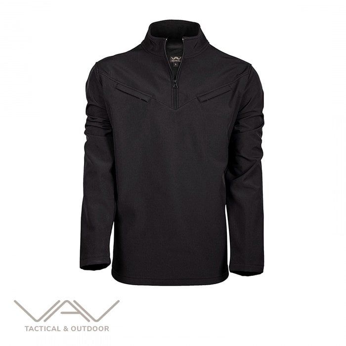 VAV SHELLSW-01 Softshell Sweatshırt Siyah XXL