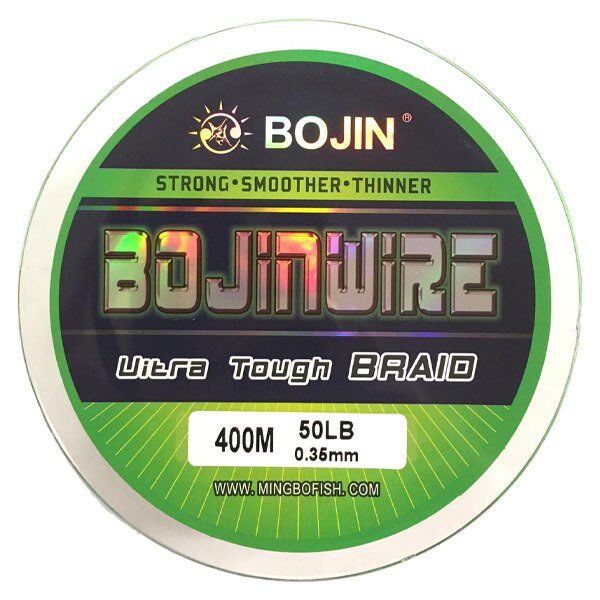 BOJIN 4X Braıd İp Misina 0.35 mm  400 m  Yeşil