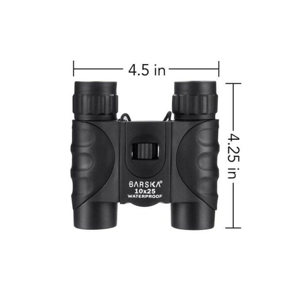 BARSKA BLACK 10X25WP Su Geçirmez El Dürbünü