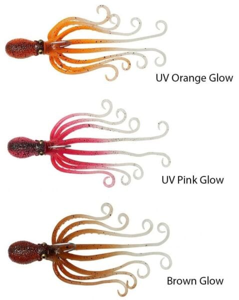 SAVAGE GEAR Octobus 300g 22cm Suni Yem UV Pink Glow