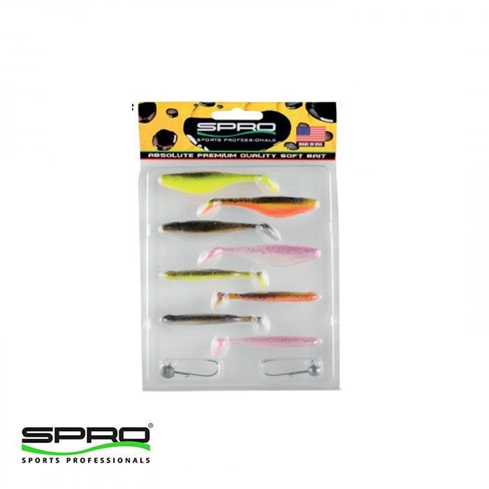 SPRO Ready 4 Fish Silikon Yem & Jig Head Seti F7-8