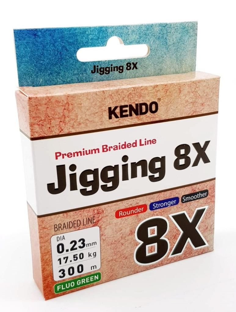 KENDO Jigging 8X Flash 300 mt Örgü / İp Misina - 0,32 m