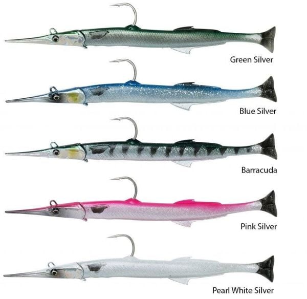 SAVAGE GEAR Needlefish Pulsetail 23 cm 55g Suni Yem Green Silver