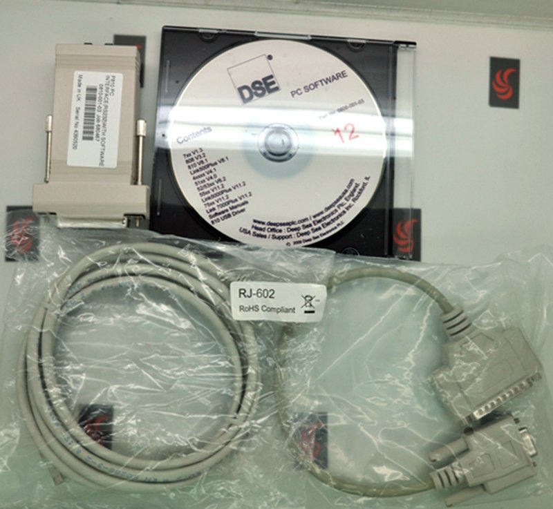 Deep Sea DSE810-03 İçin Interface Kablosu ve Yazılık Cd'si RS232