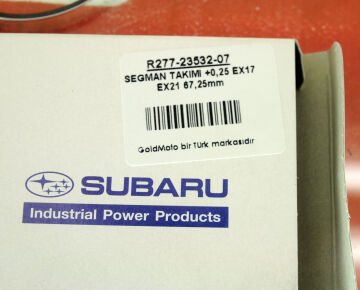 Robin Subaru Segman Takımı +0,25mm 67,25mm EX17 EX21 R277-23532-07