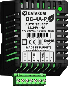 Datakom BC4AP Akıllı Akü Şarj Cihazı
