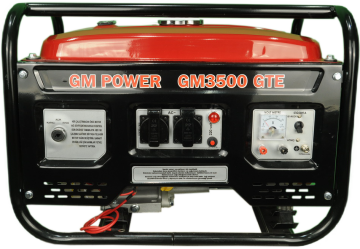 GMPOWER GM3500GTE Benzinli Jeneratör 3.5kVA Monofaze Marşlı