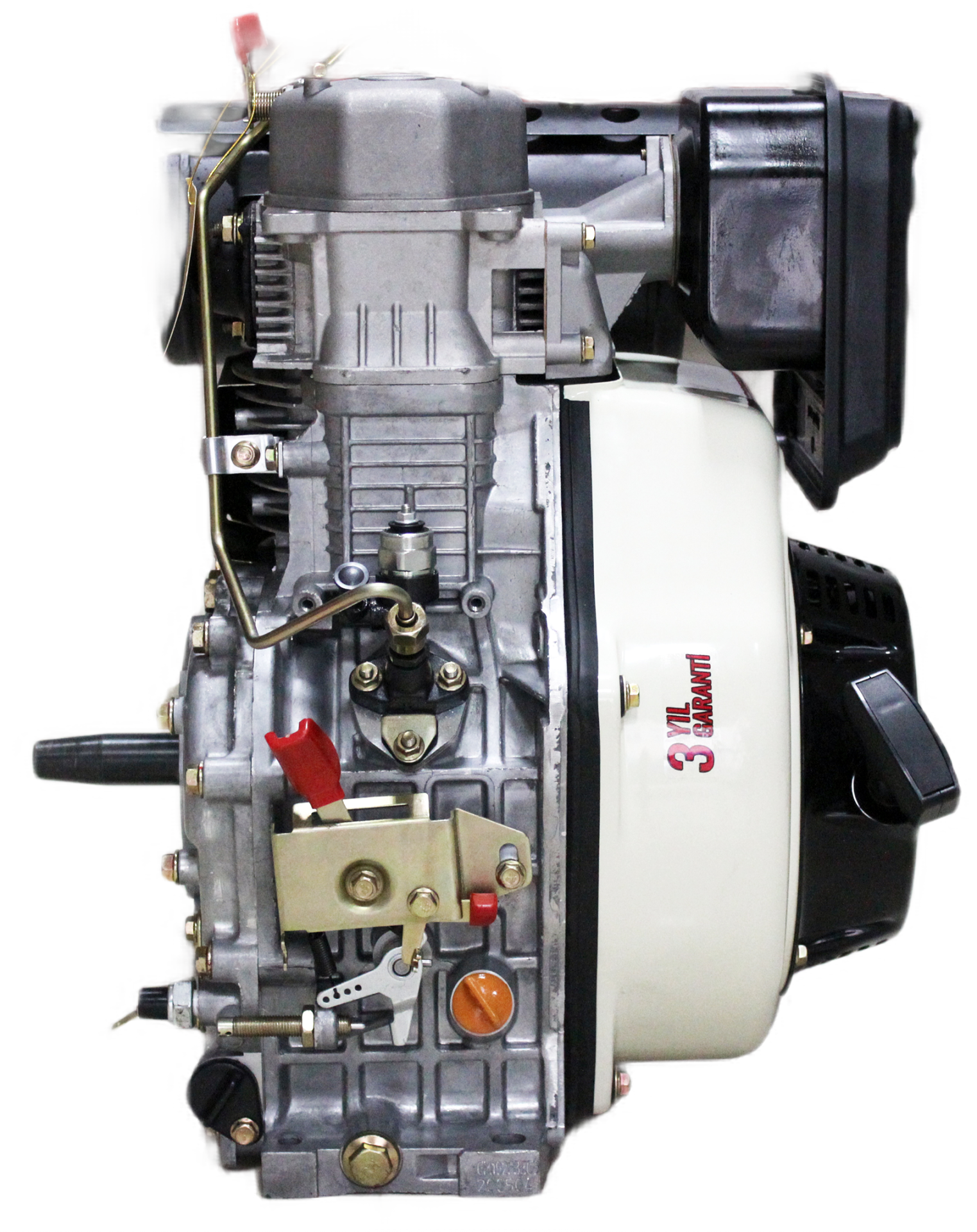 GoldMoto GM192FBE-G3 Dizel Motor 12 Hp Marşlı Krank Mili Konik Orta