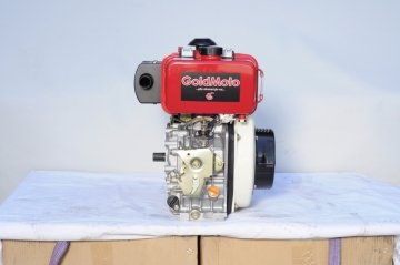 GoldMoto GM178F-C Dizel Motor 7Hp İpli Krank Mili Kamalı