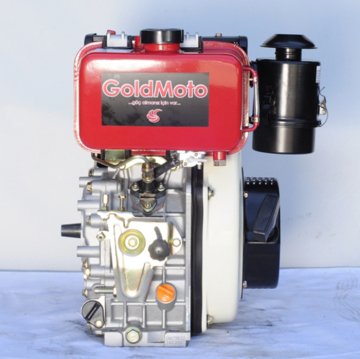 GoldMoto GM178FE-G2 Dizel Motor 7 Hp Marşlı Krank Mili Konik Kısa