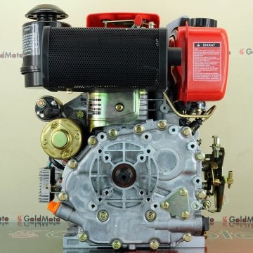 GoldMoto GM178FEN-H Dizel Motor Marşlı 7 Hp Krank Mili Frezeli
