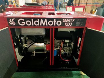 GoldMoto GM17KDJ Dizel Jeneratör 17Kva Monofaze Marşlı Kabinli