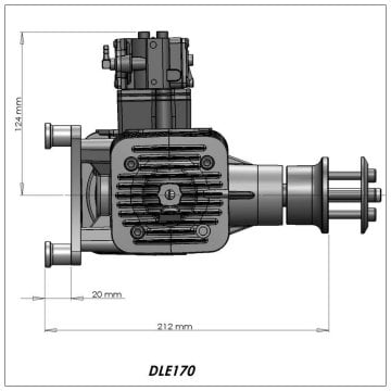 DLE 170 Benzinli Motor