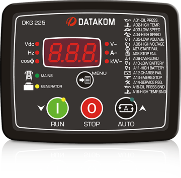Datakom DKG-225 Otomatik Kontrol ve Akü Şarj Cihazı