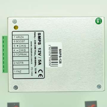 Datakom SMPS125 Akü Şarj Cihazı 12V 5A