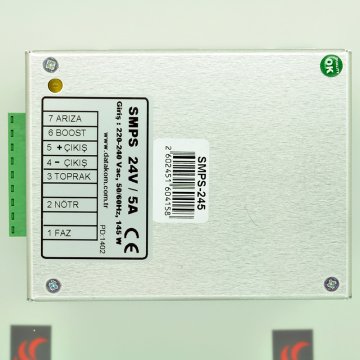 Datakom SMPS245 Akü Şarj Cihazı 24V 5A