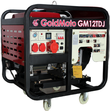 GoldMoto GM12TDJ Dizel Jeneratör 10kVA Trifaze Marşlı