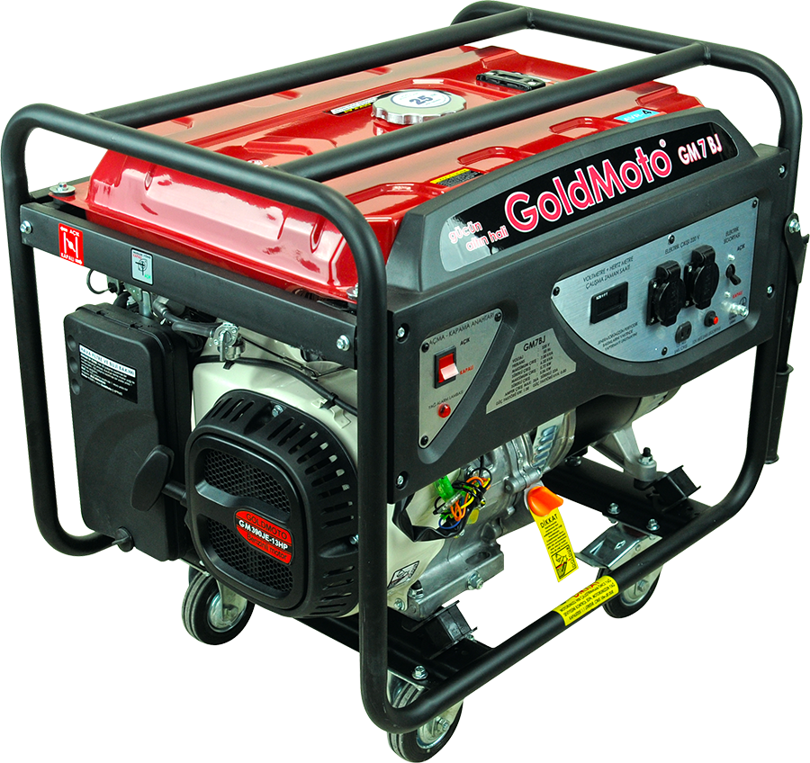 GoldMoto GM7BJ Benzinli Jeneratör 6.6Kva Monofaze