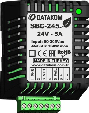 Datakom Akıllı Akü Şarj Cihazı SBC-245-M