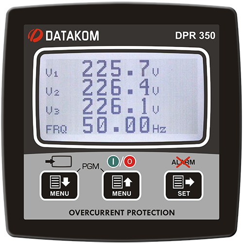 Datakom DPR-350 Şebeke Analizörü ve Koruma Rölesi