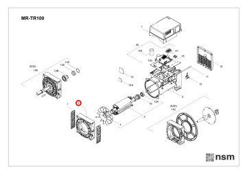 Nsm Alternatör Bağlantı Flanşı M100 T100 N3SLA10012