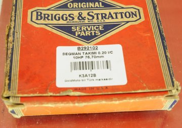 Briggs & Stratton Segman Takımı 0.20mm I/C 10Hp 76.70mm B292102
