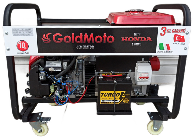 GoldMoto GM16TBJH Benzinli Jeneratör 14kVA Trifaze Marşlı