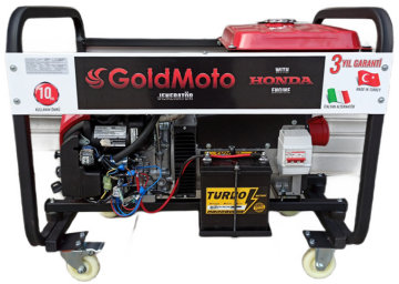 GoldMoto GM16TBJH Benzinli Jeneratör 14kVA Trifaze Marşlı