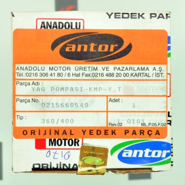 Antor Yağ Pompası Komple 6LD325 6LD360 6LD400 A20156605049