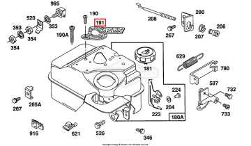 Briggs & Stratton Karbüratör Contası Emme B271936