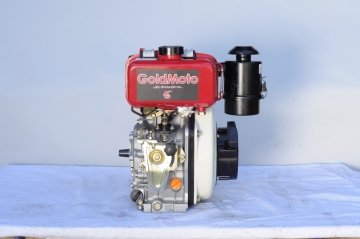 GoldMoto GM170F-G2 Dizel Motor 5 Hp İpli Krank Mili Konik Kısa