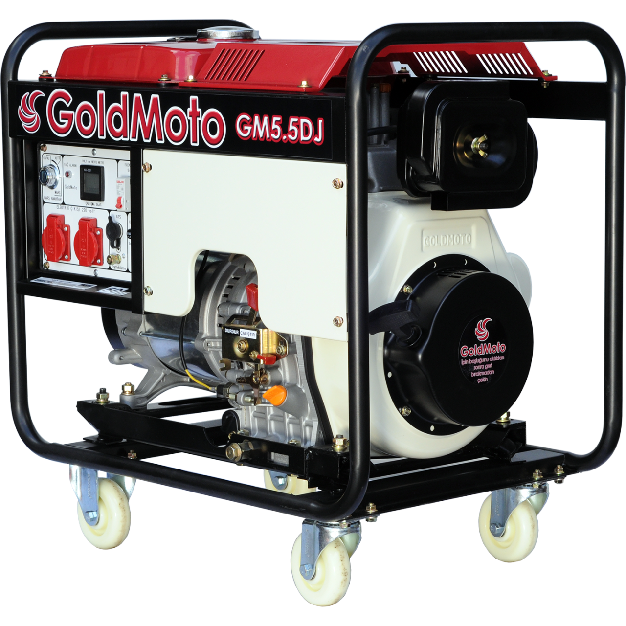 GoldMoto GM5.5DJ Dizel Jeneratör 6,25 Kva Monofaze Marşlı