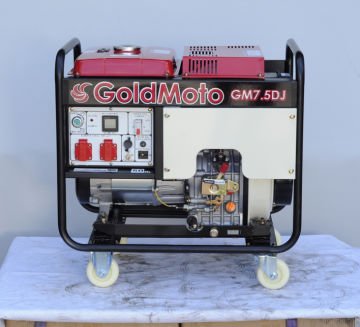 GoldMoto GM7.5DJ Dizel Jeneratör 6.9kVA Monofaze Marşlı
