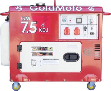 GoldMoto GM7.5KDJ Dizel Jeneratör 6.9Kva Monofaze Marşlı Kabinli