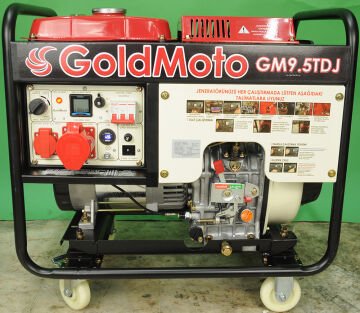 GoldMoto GM9.5TDJ Dizel Jeneratör 8.7Kva Trifaze Marşlı