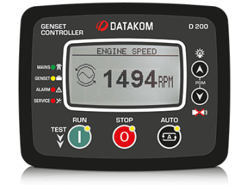 Datakom D200MK2CAN Web Tablanlı Gelişmiş Jeneratör Kontrol Cihazı