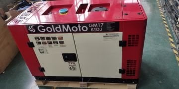 GoldMoto GM17KTDJ Dizel Jeneratör 16Kva Trifaze Marşlı Kabinli