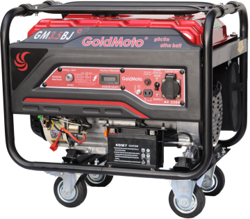 GoldMoto GM3.5BJE Benzinli Jeneratör 3,5 Kva Monofaze Marşlı